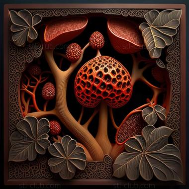 3D model Rafflesia (STL)